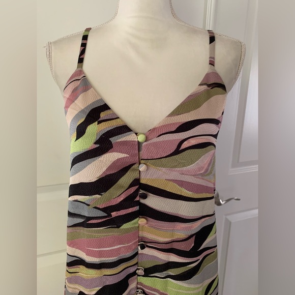 Ted Baker London Printed Button-Through Cami Dress - Picture 14 of 16